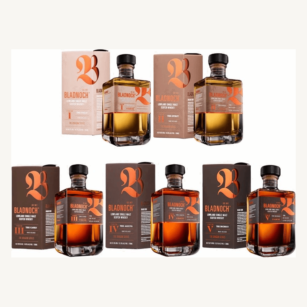 Bladnoch The Dragon Series - The Full Collection - The Whisky Masters
