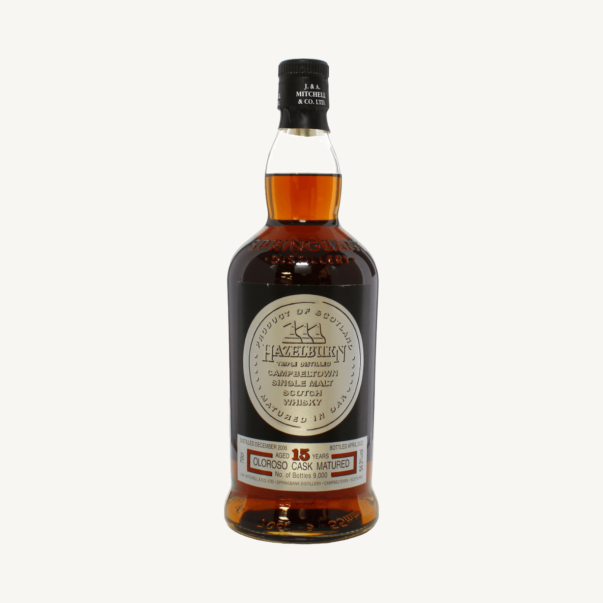 Hazelburn 15 Year Old Oloroso Cask 2006 (2022 Release) - The Whisky Masters