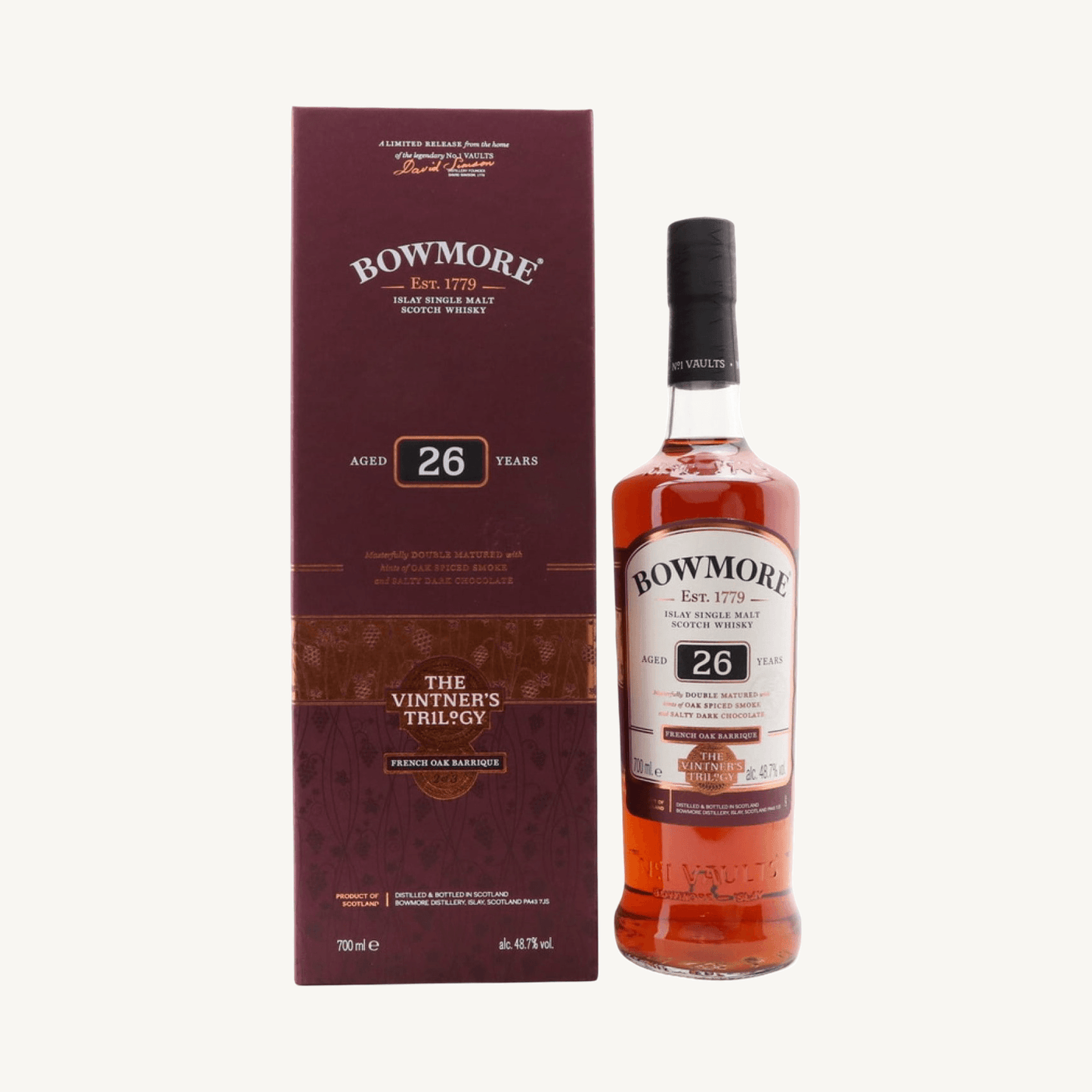 Bowmore 26 Year Old French Oak Barrique Vintner's Trilogy