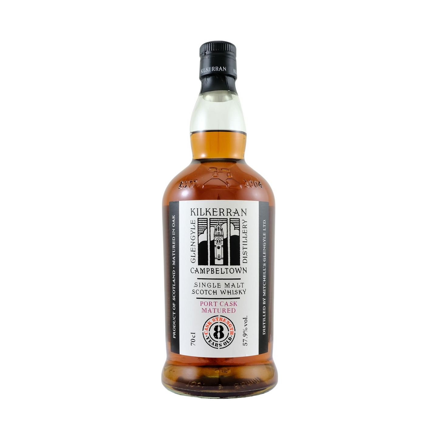 Kilkerran 8 Year Old Cask Strength Port Cask Matured