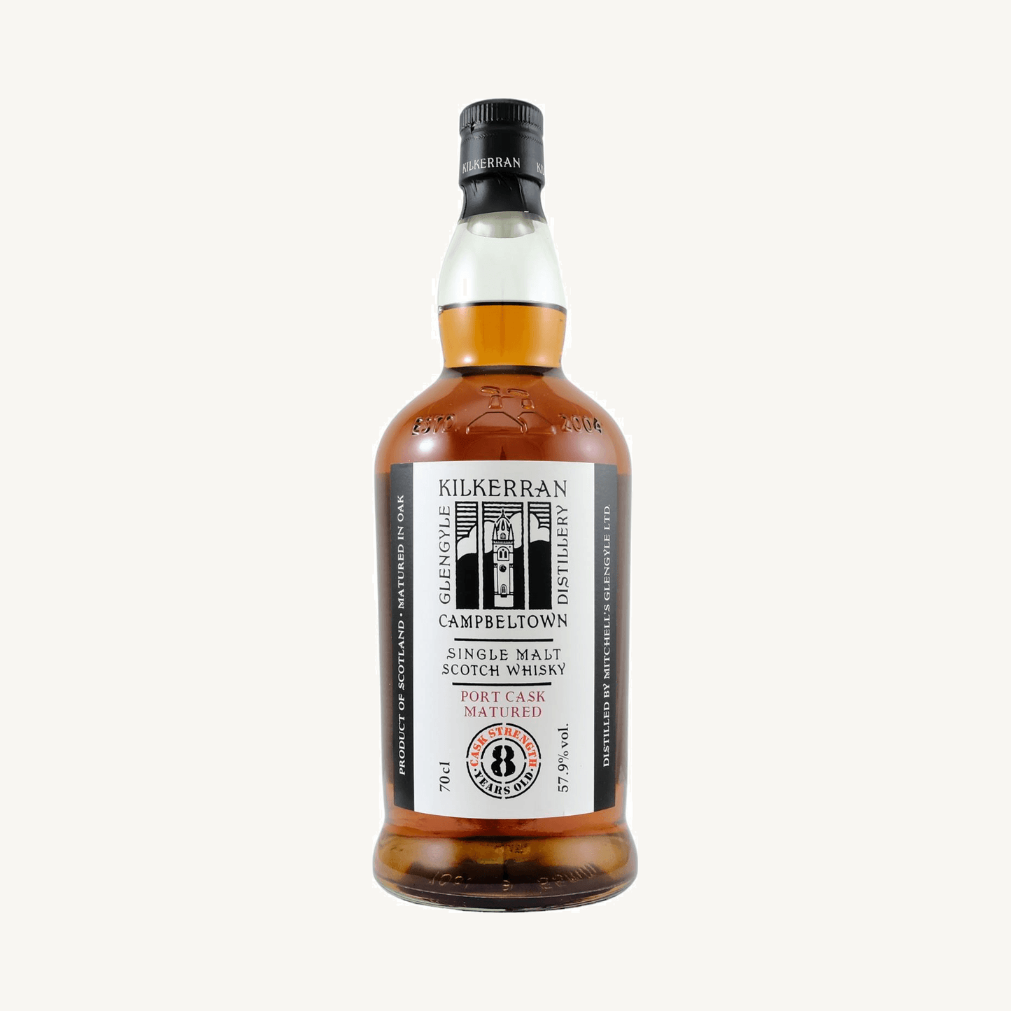 Kilkerran 8 Year Old Cask Strength Port Cask Matured