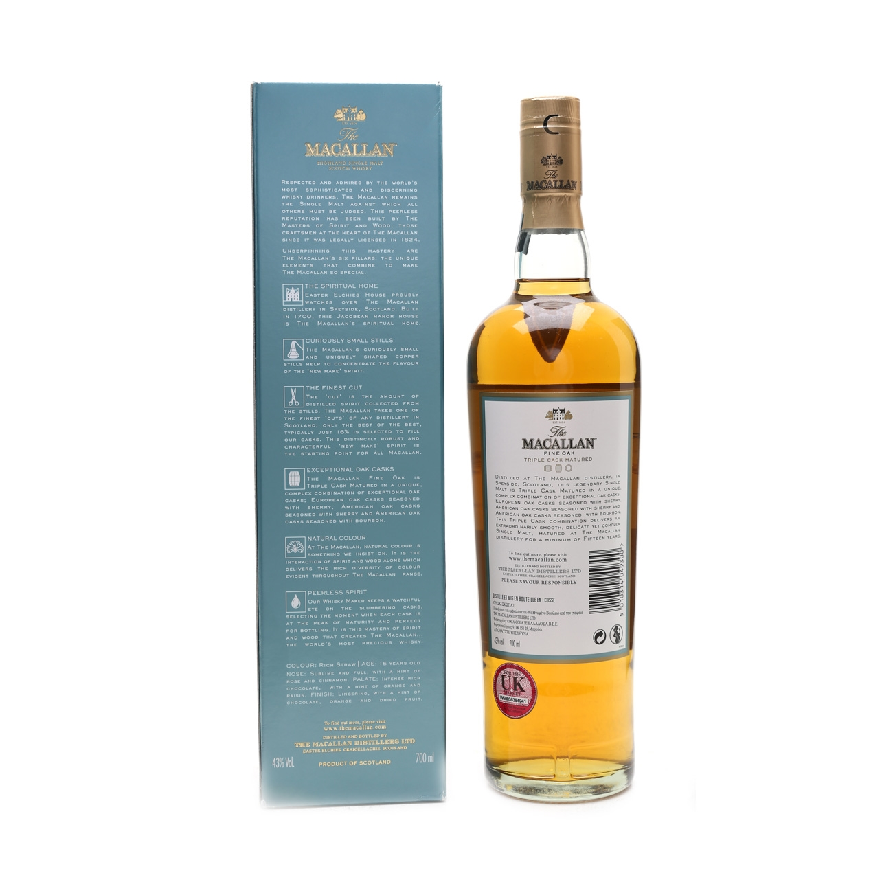 Macallan 15 Year Old Fine Oak