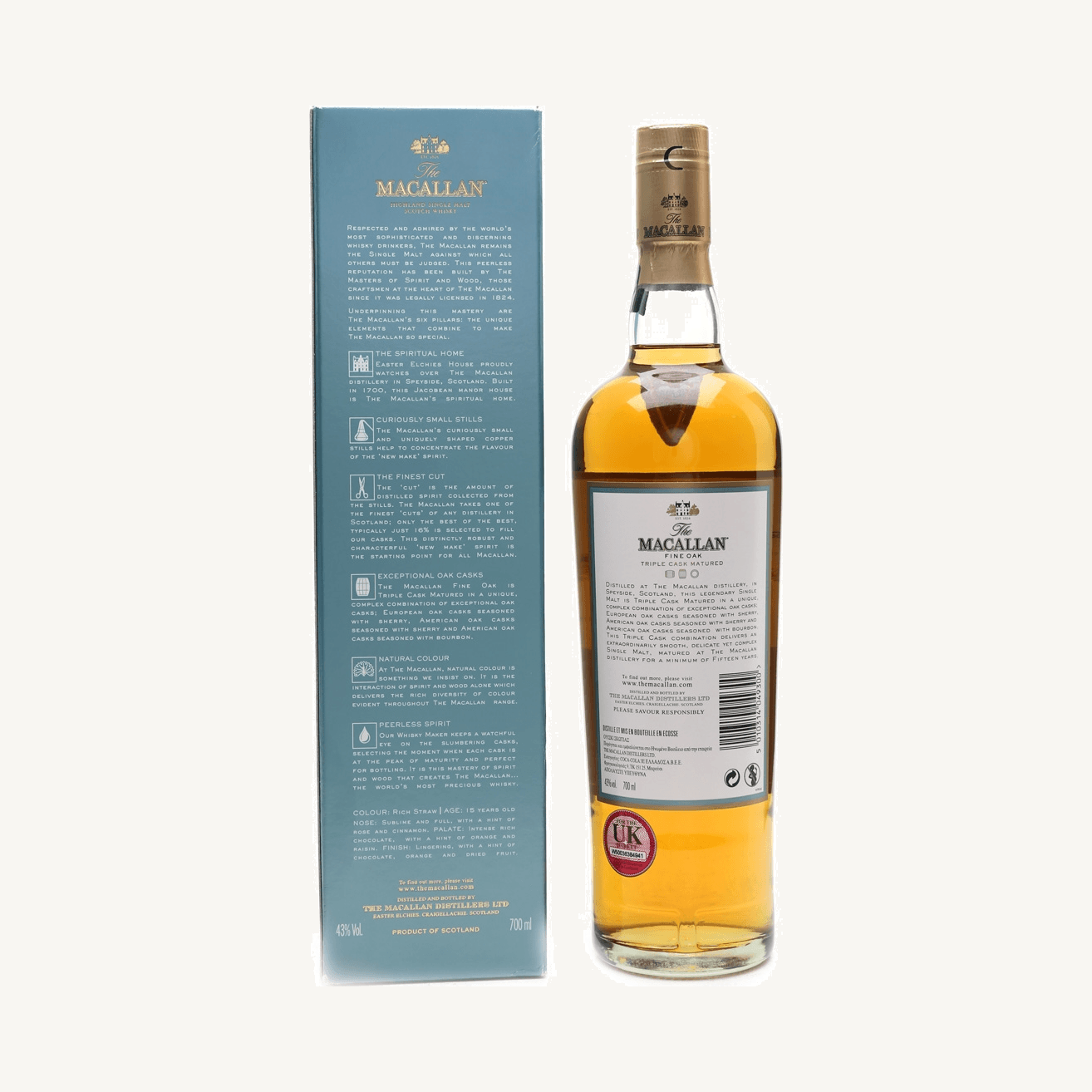 Macallan 15 Year Old Fine Oak