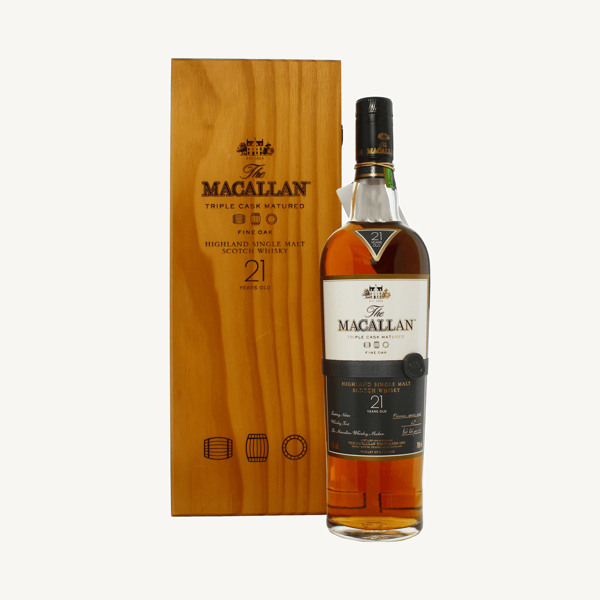 ウイスキー The Macallan 21 Years Old Fine Oak Macallan 21 Year Old Fine Oak | Best Price Online | The Whisky Masters